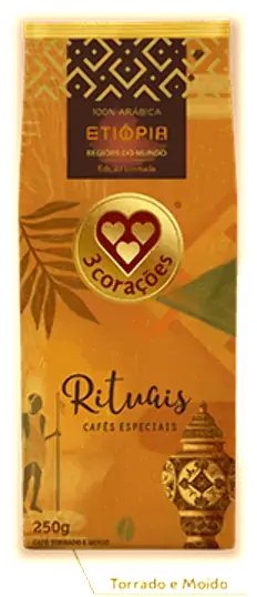 Cafe 3 Coracoes 250g Rituais Etiopia