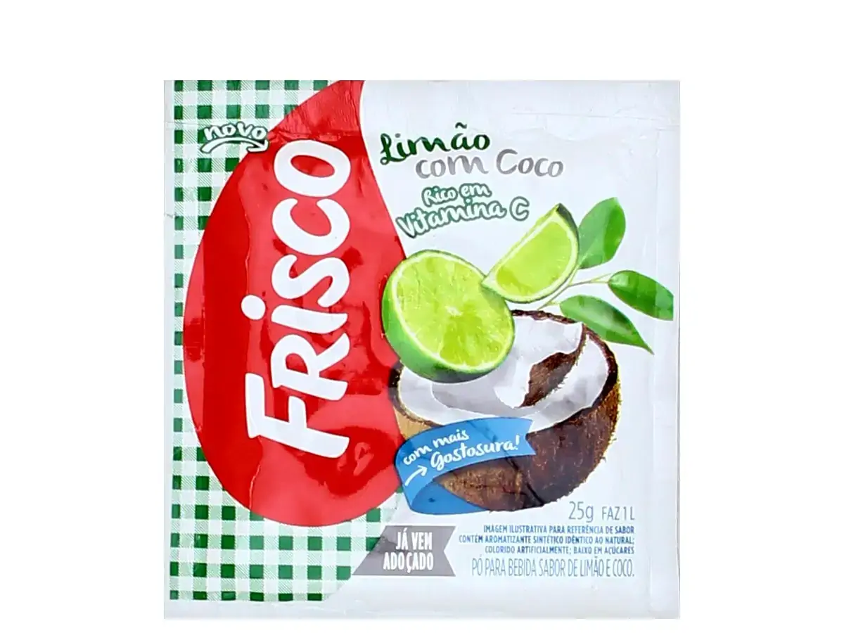 Refr Po Frisco 25g Limao Com Coco