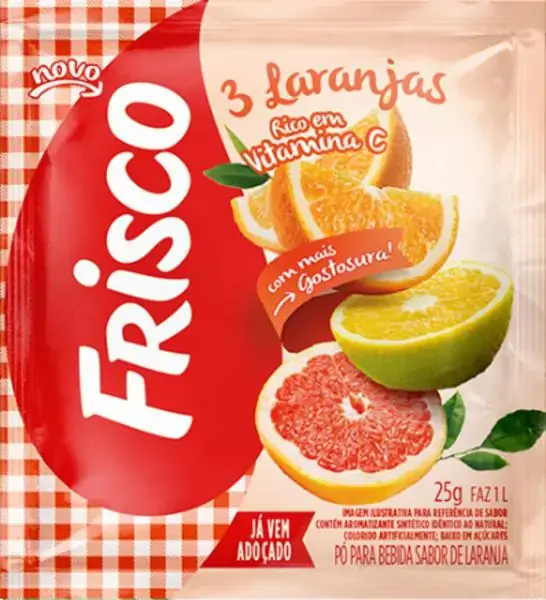 Refresco Po Frisco 18gr Laranja