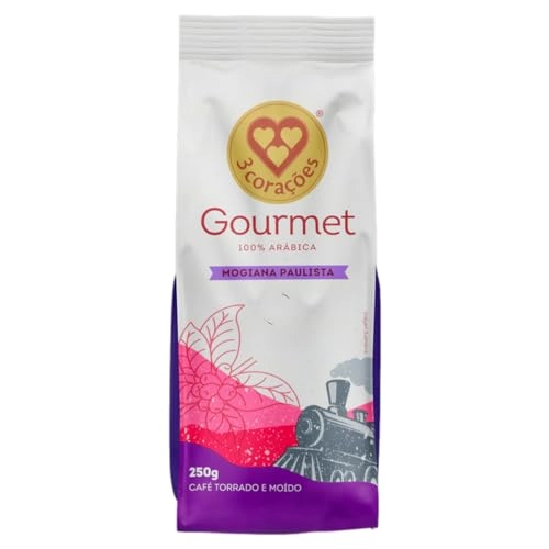 Café Torrado E Moído Mogiana Paulista 3 Corações Gourmet Pacote 250g