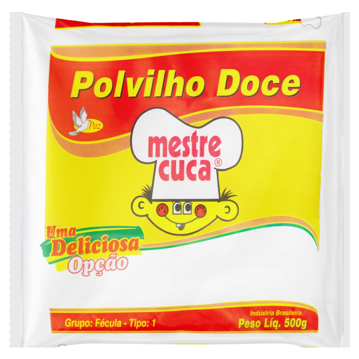 Polvilho Doce Tipo 1 Mestre Cuca Pacote 500g