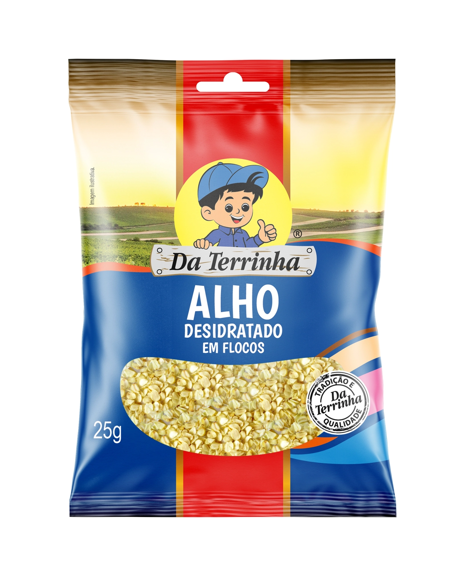 Alho Desidratado Flocos Da Terrinha 25g