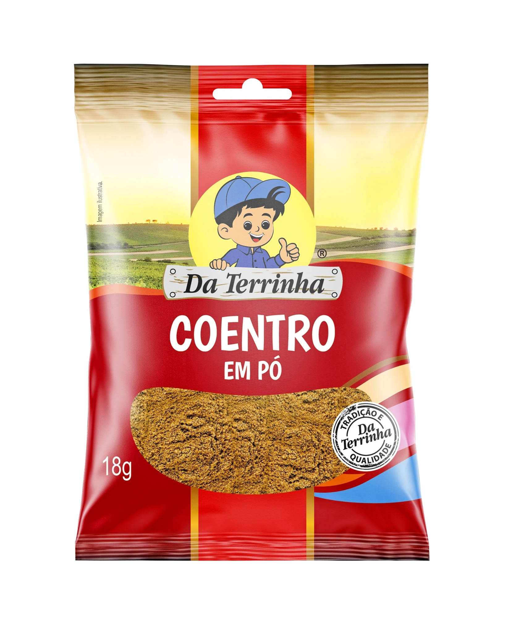 Coentro Em Pó Da Terrinha 18g