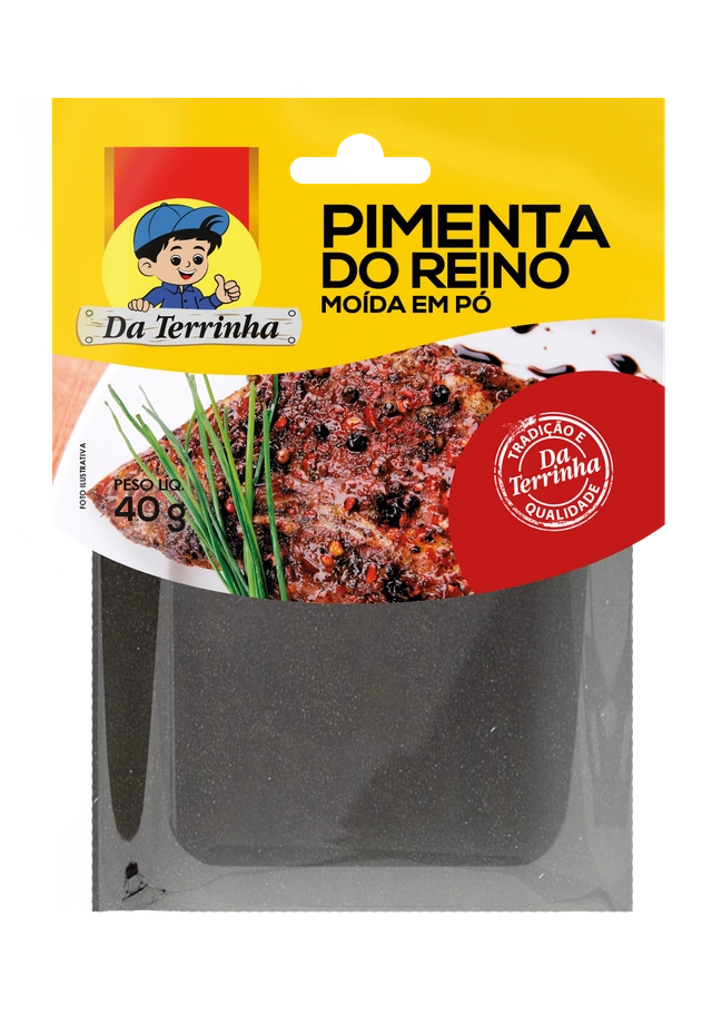 Pimenta Do Reino Em Pó Da Terrinha 40g