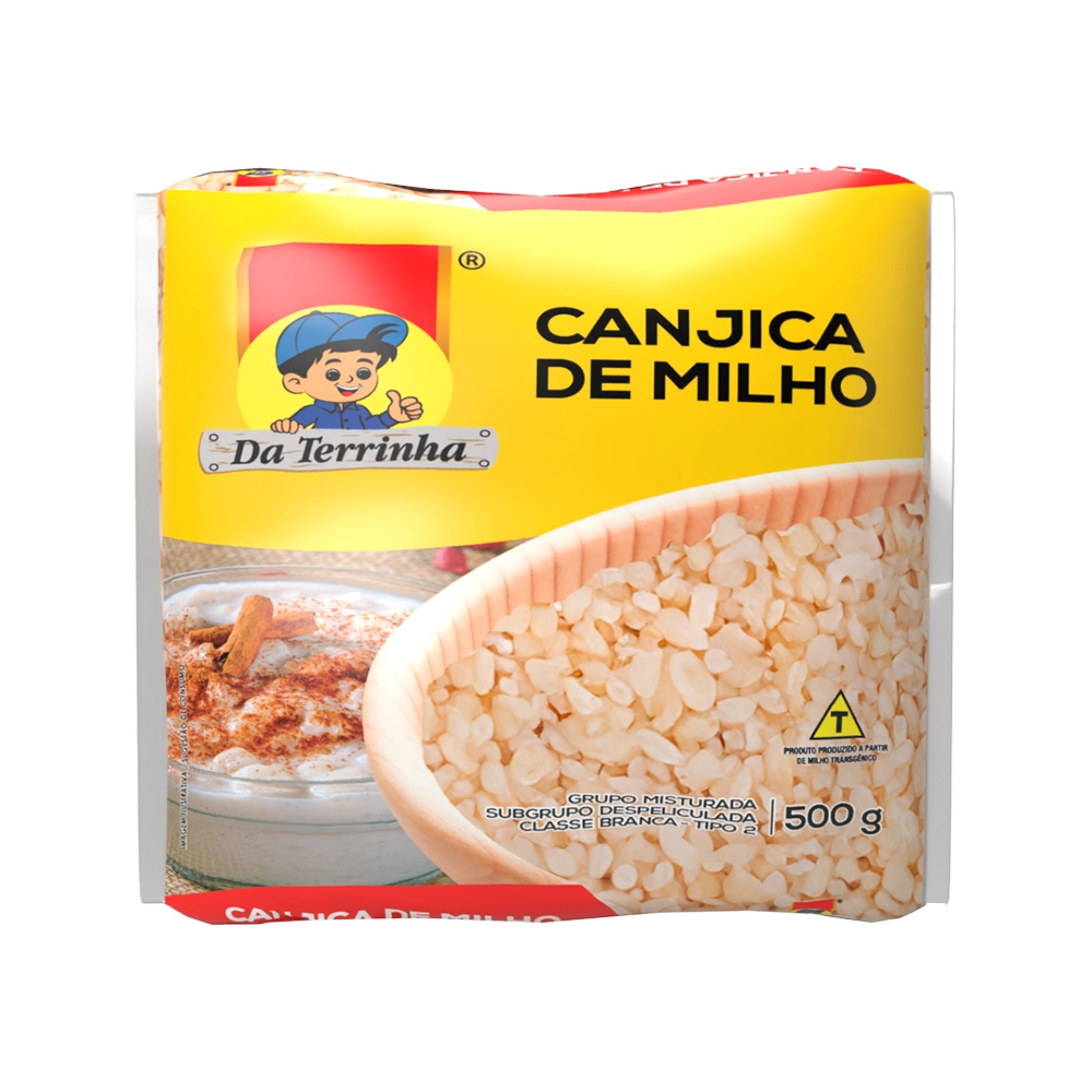 1653 Canjica Branca Da Terrinha Expo 500 G Und