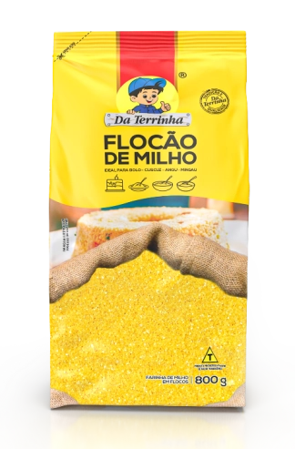 01520 Flocao De Milho Da Terrinha 800g Un