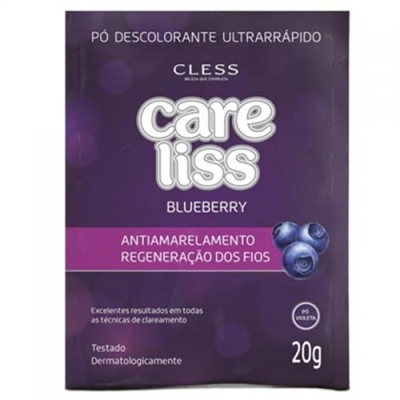 Descolorante Em Pó Care Liss 20g Blueberry Unit