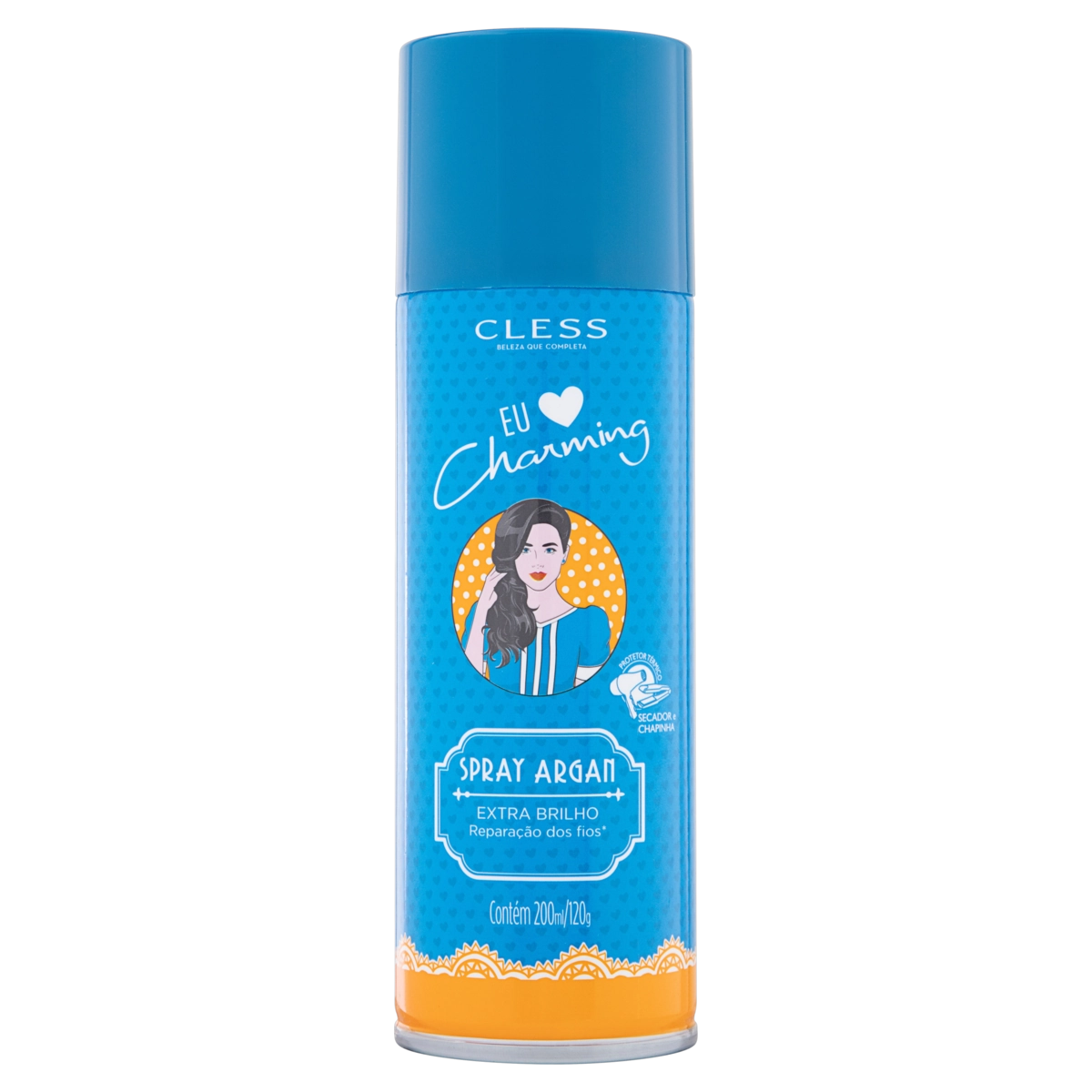 Spray De Brilho Argan Cless Charming Frasco 200ml