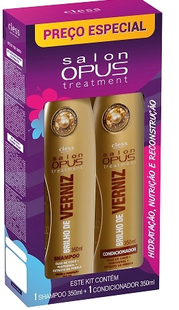 Kit Salon Opus Sh/cond.350ml Verniz