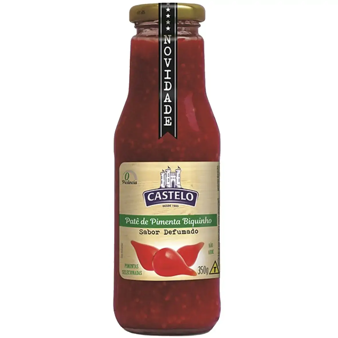 Pate Castelo Pimenta Biq Defumado 350g