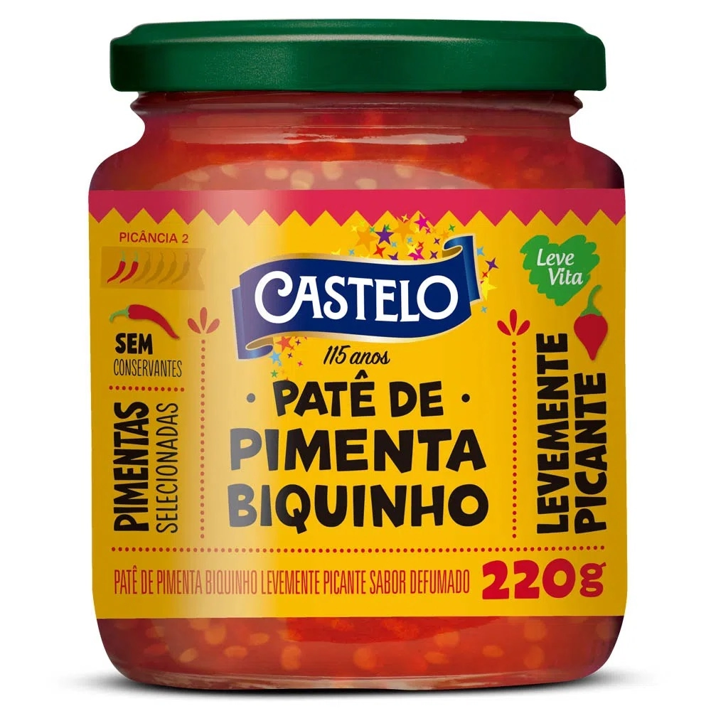 Pate De Pimenta Biquinho Castelo 250g Ardencia 2
