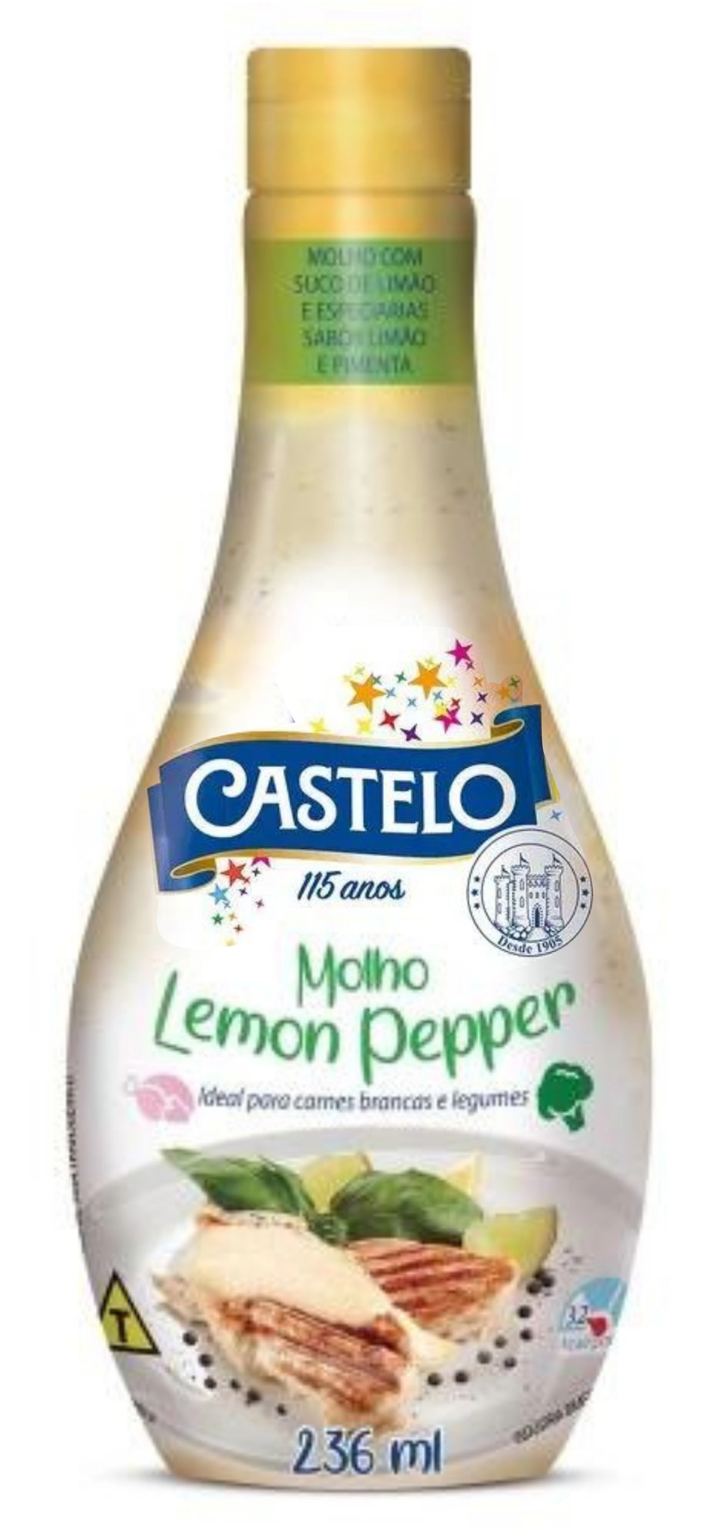Molho Castelo Lemon Pepper 236ml