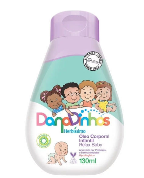 óleo Corporal Relax Baby Herbíssimo Danadinhos Frasco 130ml