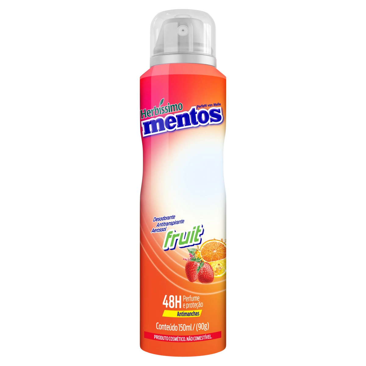 Desodorante Aerossol Mentos Fruit Herbíssimo 150ml Spray