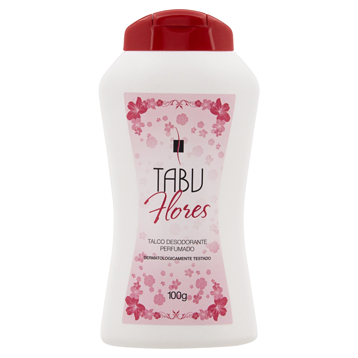 Talco Desodorante Perfumado Flores Tabu Frasco 100g