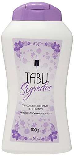 Talco Desodorante Perfumado Segredos Tabu Frasco 100g