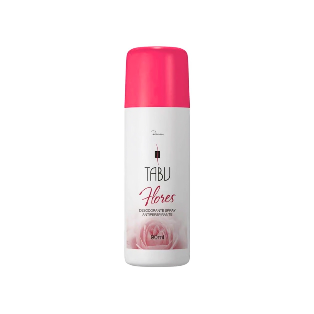 Desodorante Antiperspirante Flores Tabu 90ml Spray