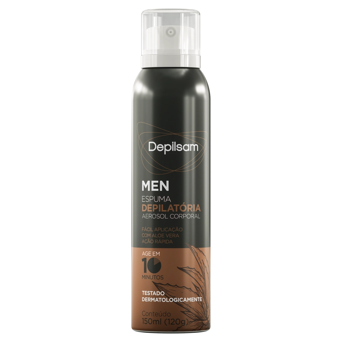 Espuma Depilatória Corporal Depilsam Men Frasco 150ml