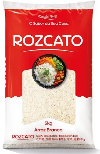 Rozcato Aroz Branco 5 Kg