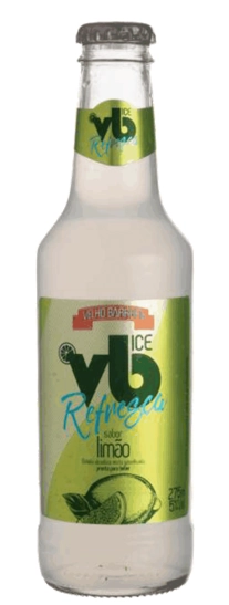 Bebida Mista Alcoólica Gaseificada Limão Velho Barreiro Refresca Ice Garrafa 275ml