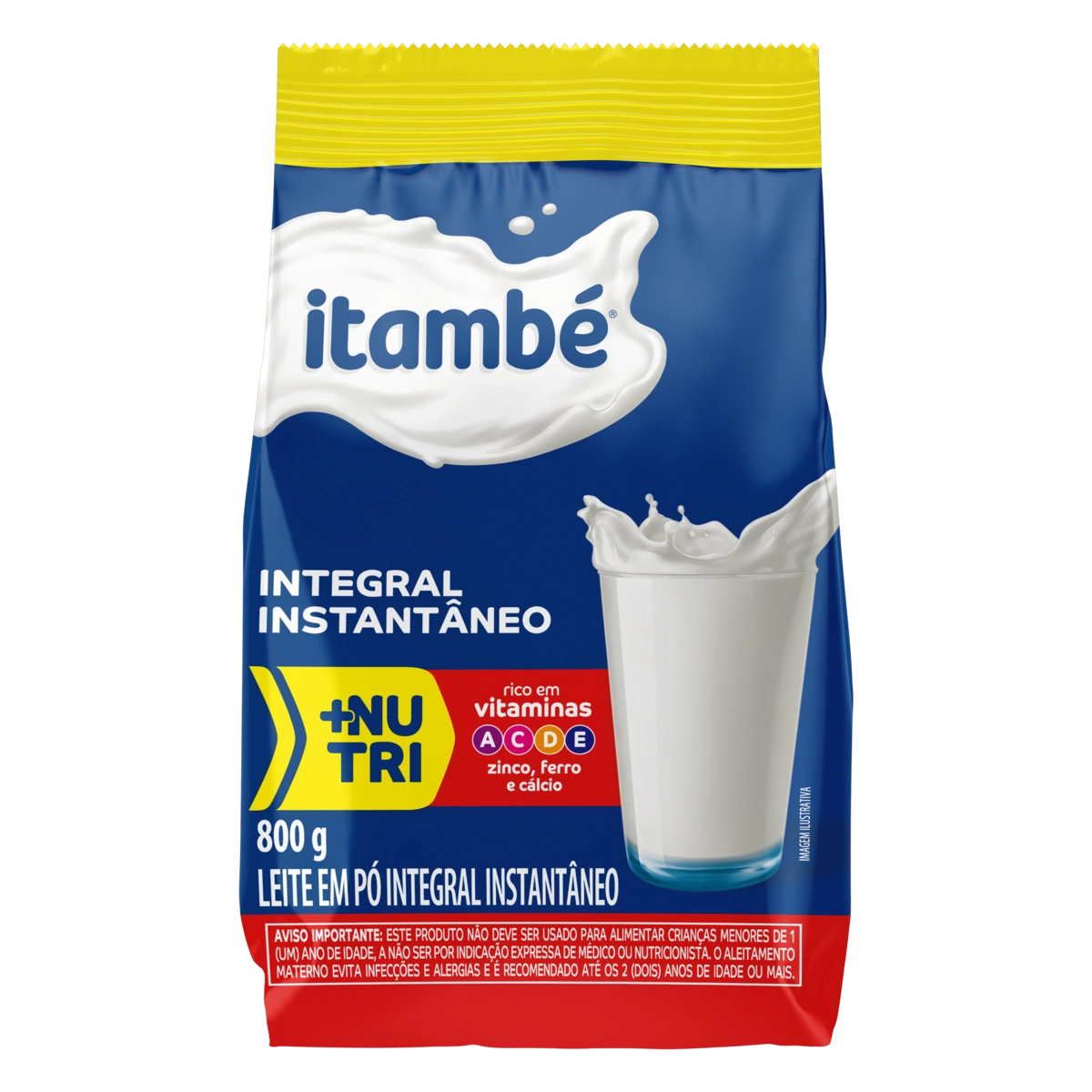 Leite Pó Instantâneo Integral Itambé Pacote 750g