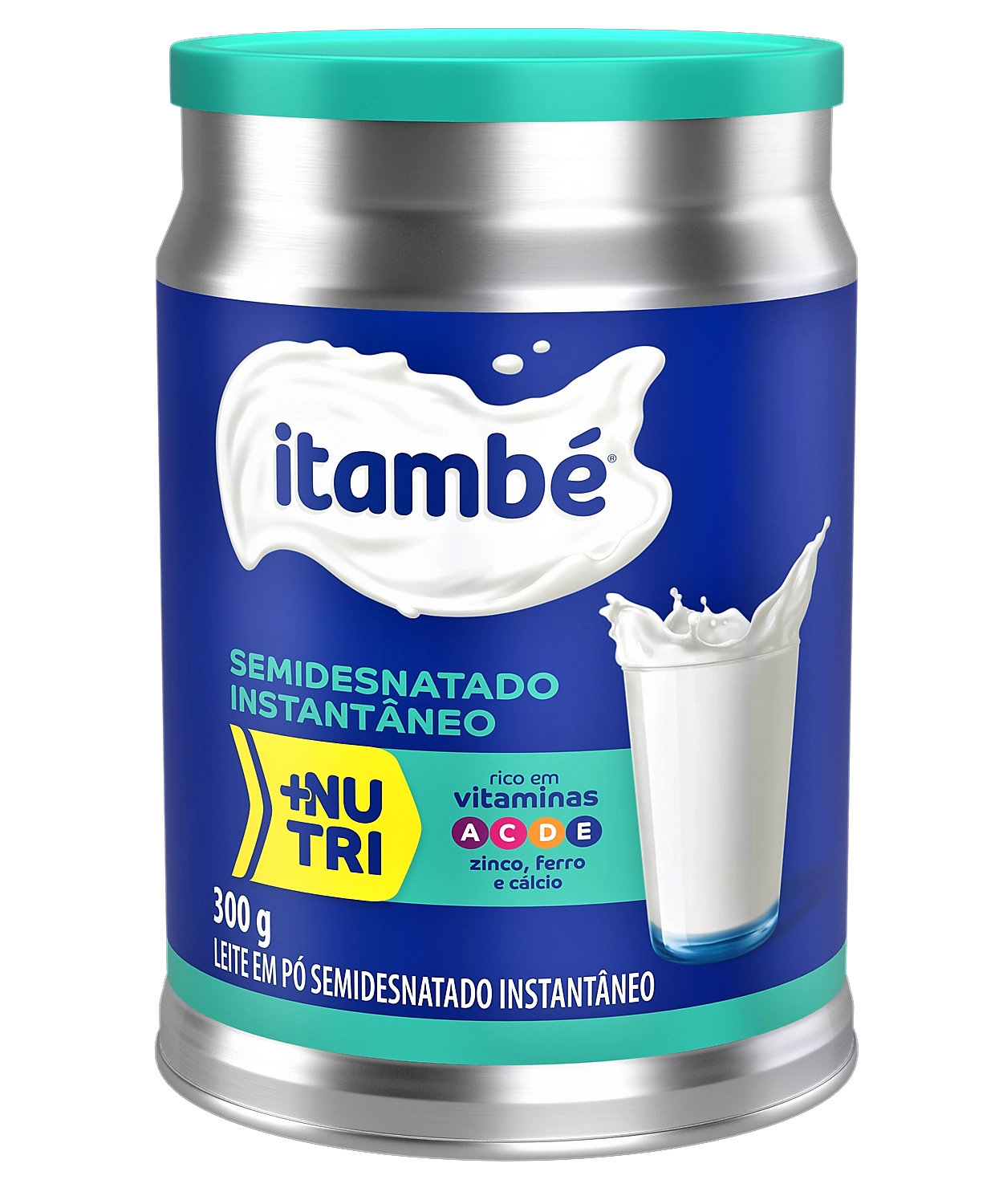Leite Pó Instantâneo Semidesnatado Itambé Lata 300g