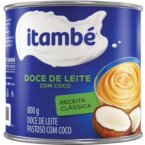 Doce De Leite Com Coco Itambé Lata 800g