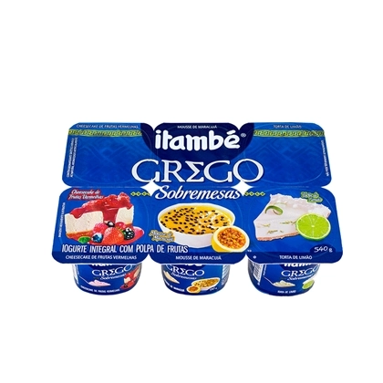 Iogurte Grego Cheesecake Frutas Vermelhas Mousse De Maracujá Torta De Limão Itambé Sobremesas Bandej