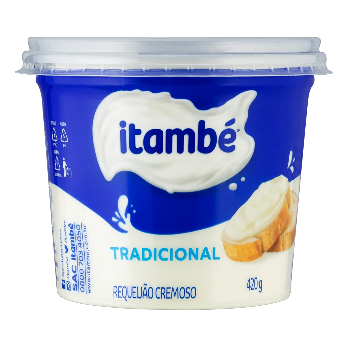 Requeijão Tradicional Itambé Pote 400g
