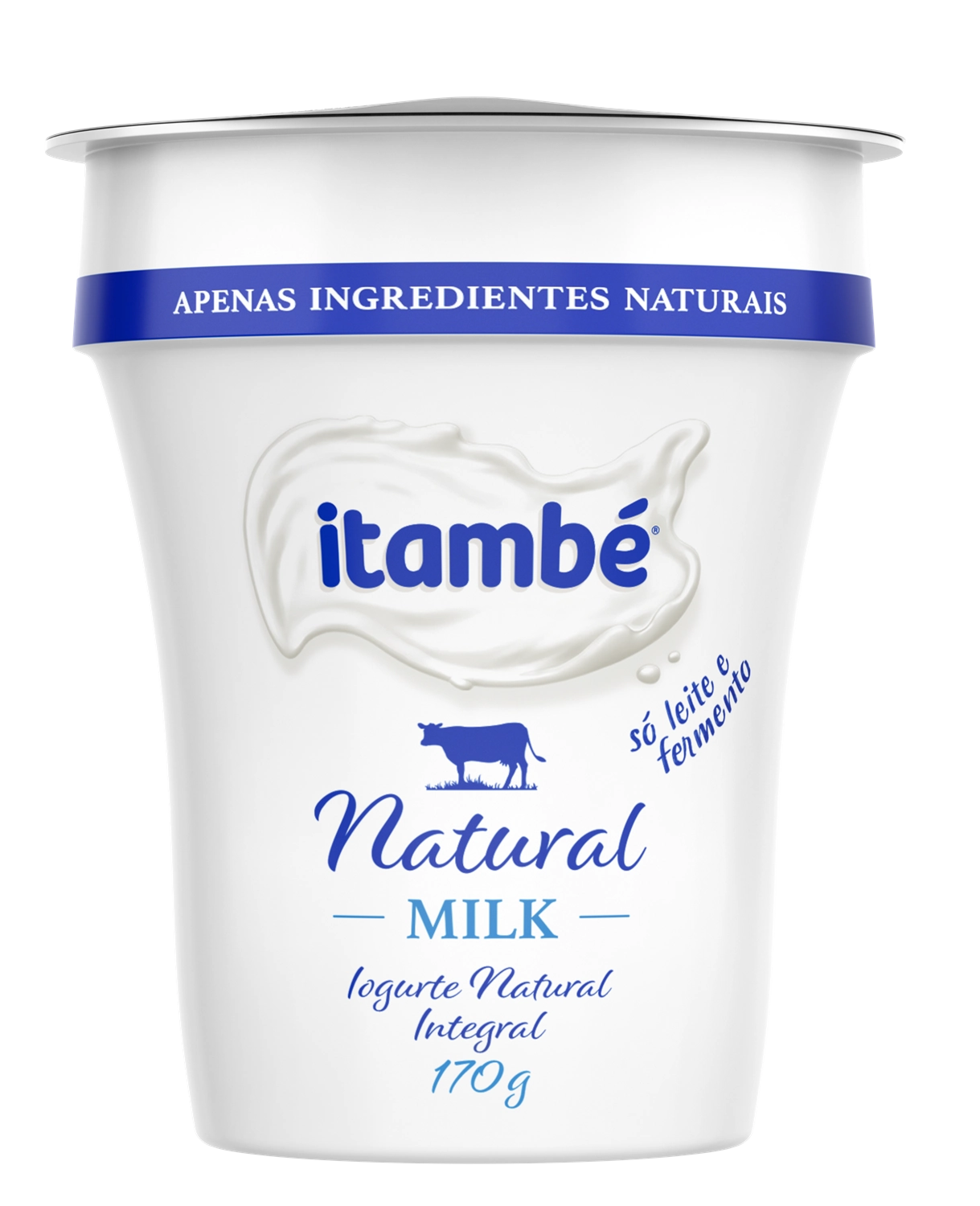 Iogurte Integral Itambé Natural Milk Copo 170g