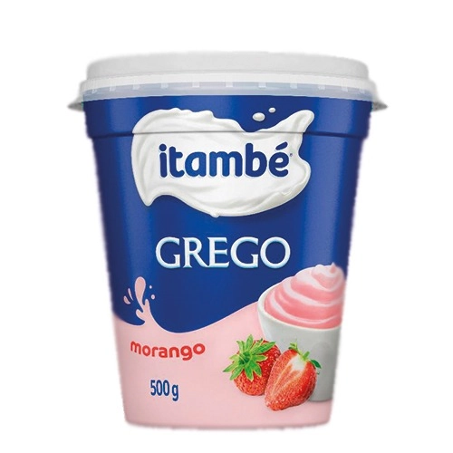 Iogurte Grego Morango Itambé Pote 450g