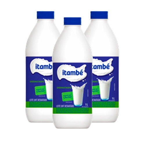 Leite Uht Desnatado Itambé Garrafa 1l