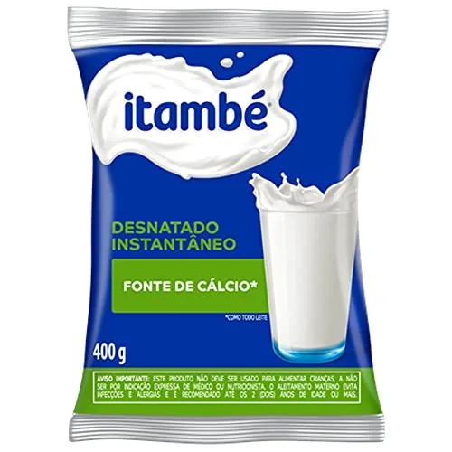 Leite Pó Instantâneo Desnatado Itambé Pacote 400g