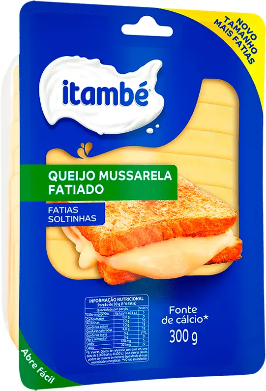 Queijo Mussarela Fatiado Itambé 300g