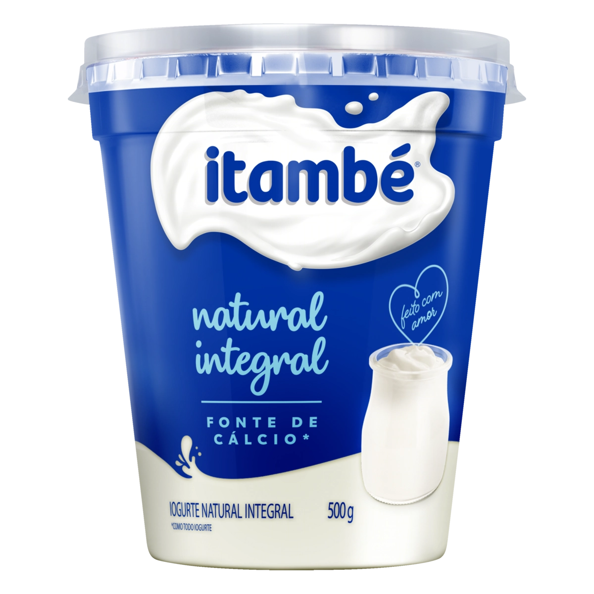 Iogurte Integral Natural Itambé Pote 500g
