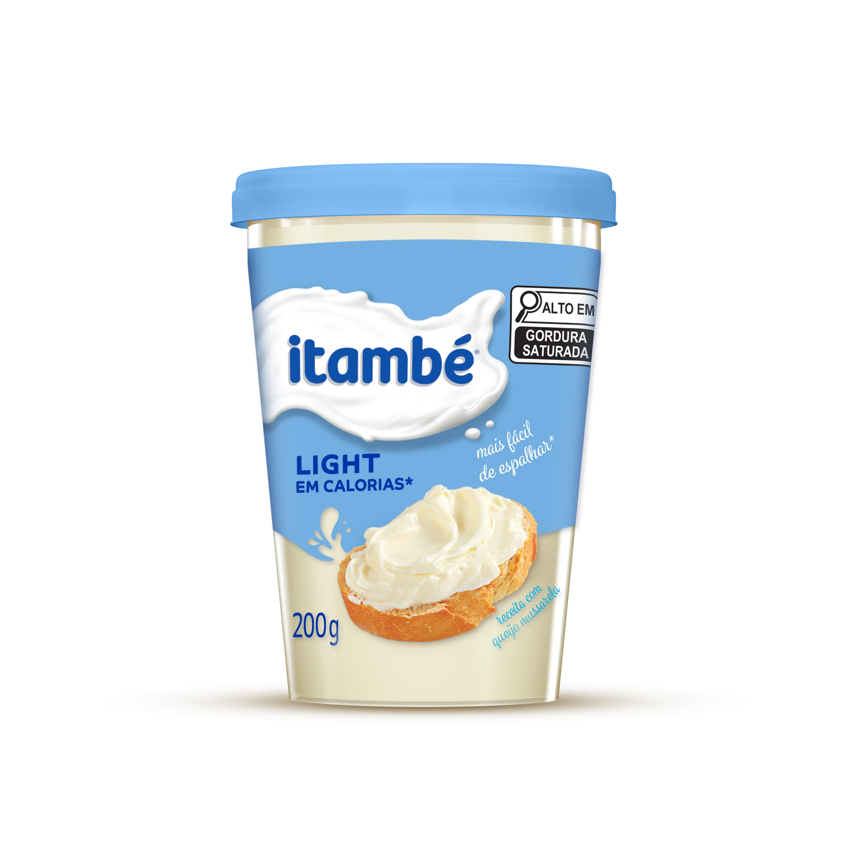 Requeijão Cremoso Com Queijo Light Itambé Copo 200g
