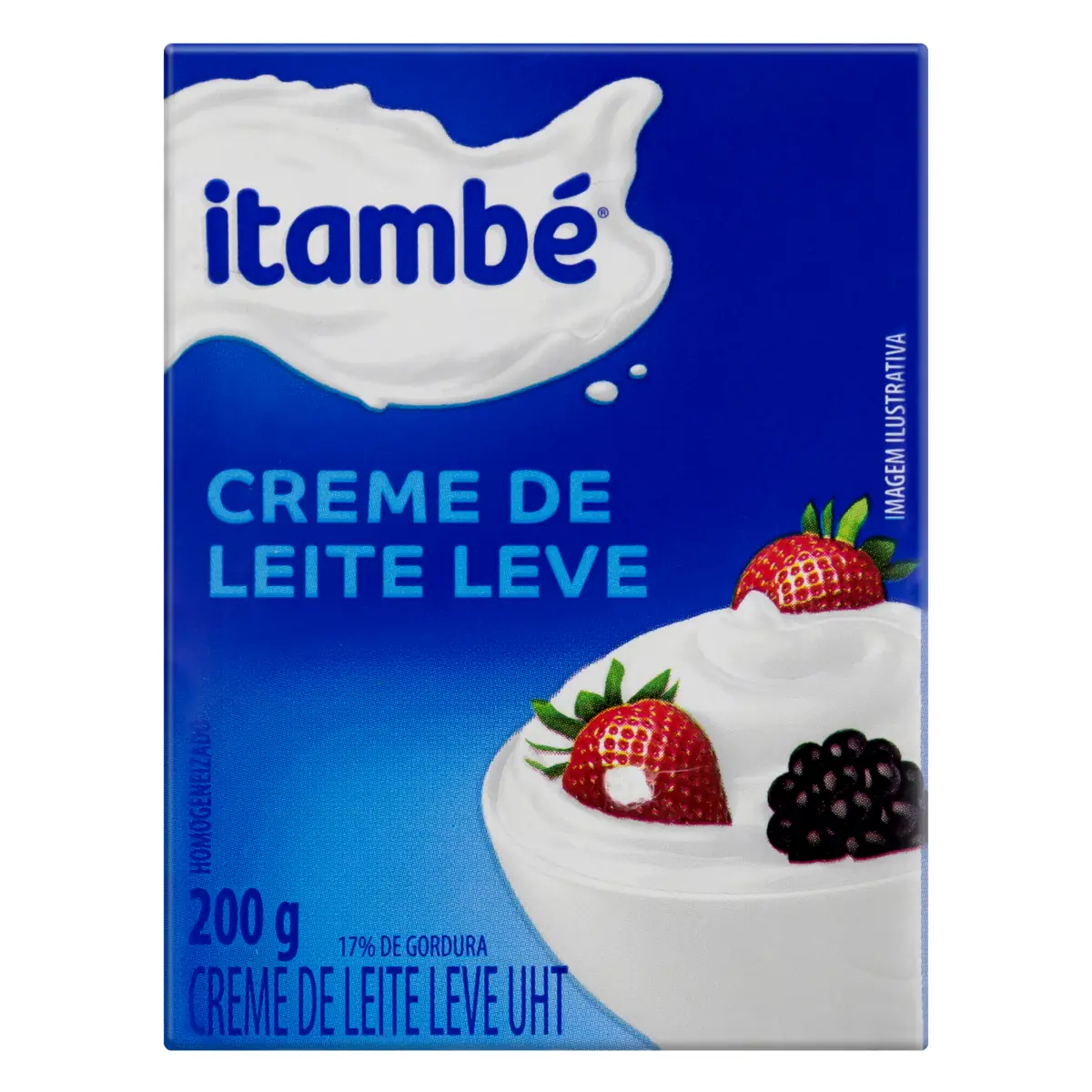 Creme De Leite Uht Levíssimo Homogeneizado Itambé Caixa 200g