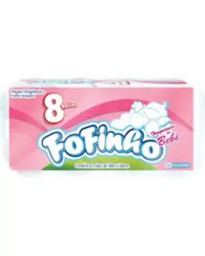 Papel H Fofinho Fs 30mt Perf Bebe 8x8