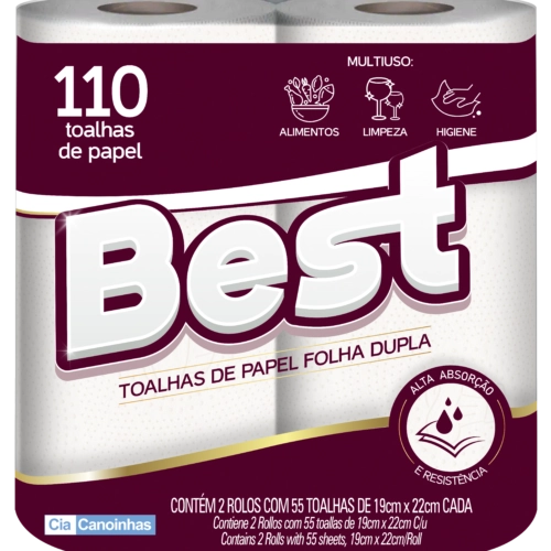 Papel Toalha Best Lite 2un