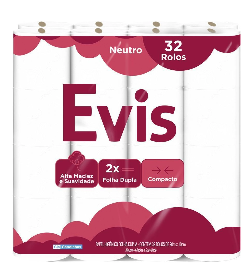 Papel Hig Fd Evis Neutro 32un