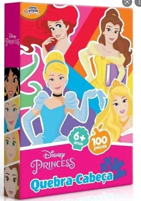 Quebra Cabeca Princess Disney 8007 Toyster 100 Pecas 15467