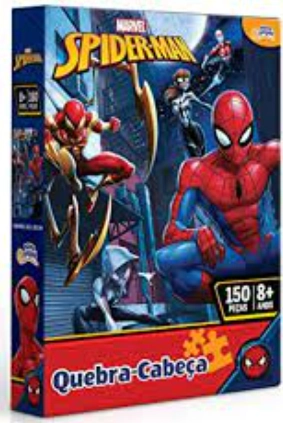 Brinq Quebra Cabeca Novo Papel 150pcs Homem Aranha