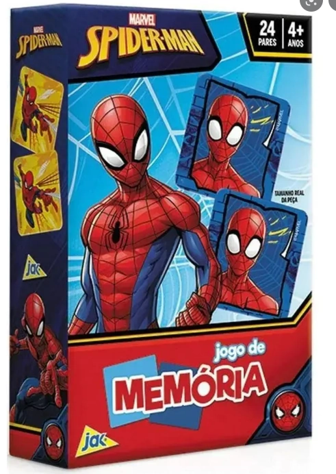 Brinq Jogo Memoria Novo Papel Homem Aranha