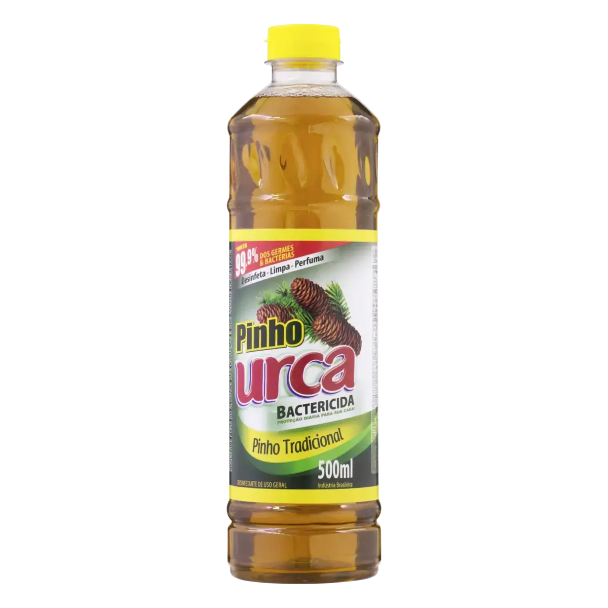 Desinfetante Bactericida Pinho Tradicional Pinho Urca Frasco 500ml