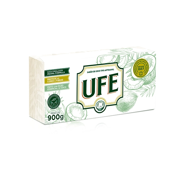 Sabao Em Pedra Coco Ufe 180g C/5