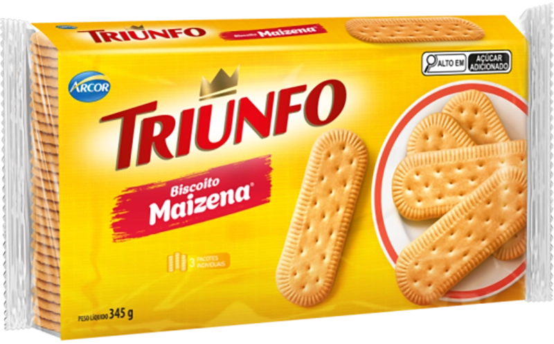 Biscoito Maizena Triunfo Pacote 345g