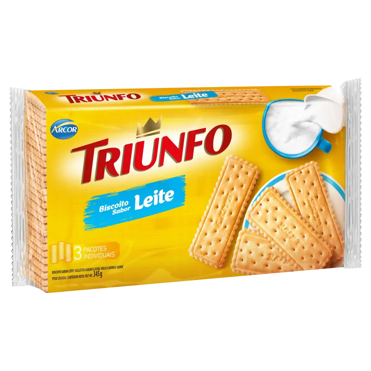 Biscoito Leite Triunfo Pacote 345g