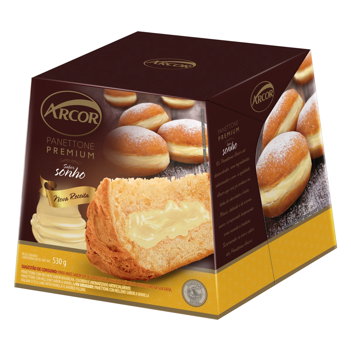 Panettone Sonho Arcor Premium Caixa 530g
