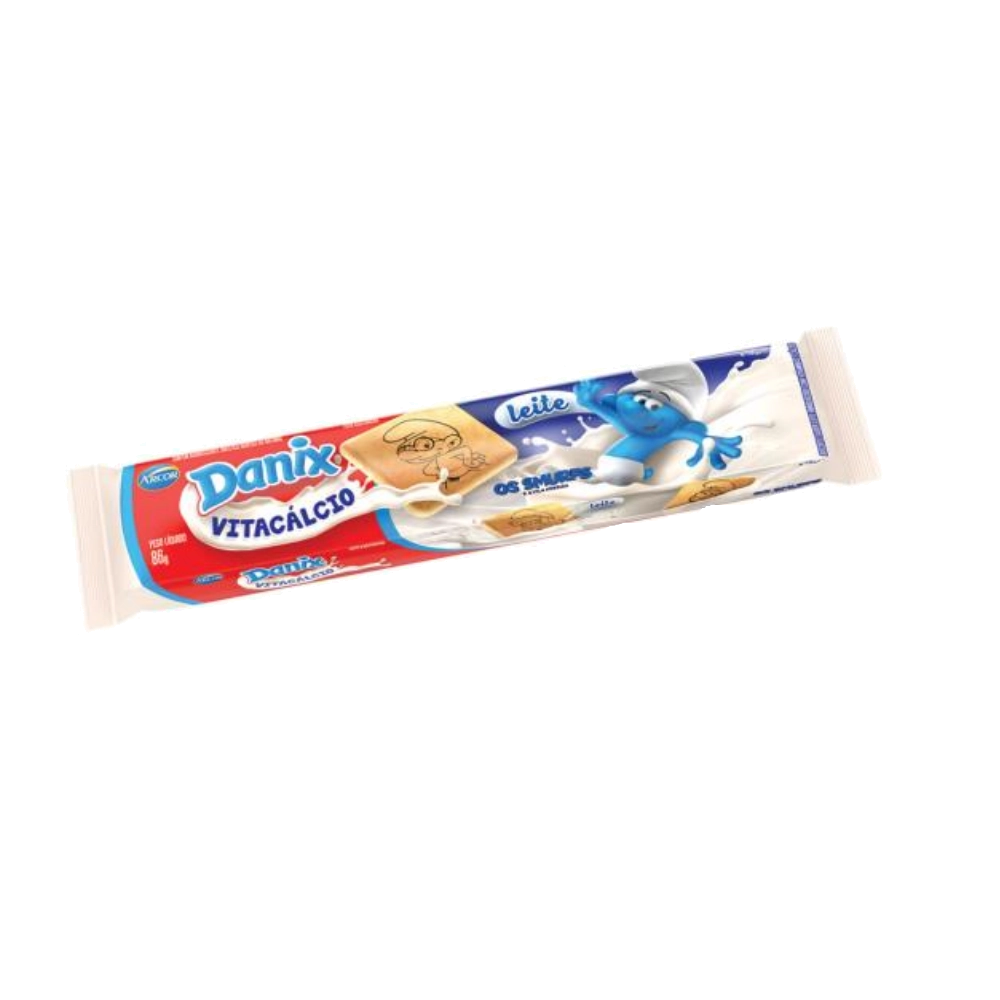 Biscoito Leite Esquadrão D Danix Pacote 86g