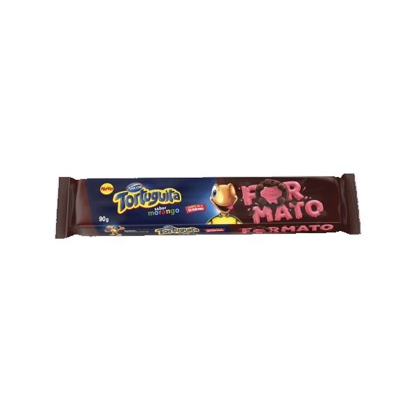 Biscoito Tortuguita Formato Morango 90g Arcor